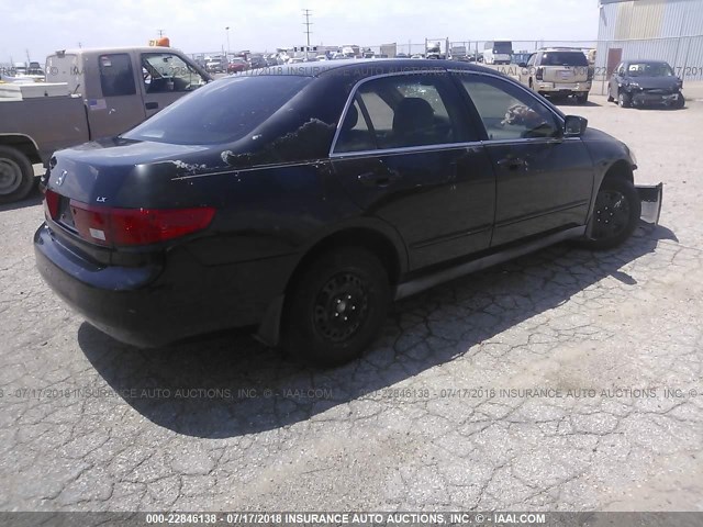 3HGCM56475G704306 - 2005 HONDA ACCORD LX Siyah fotoğraf 4