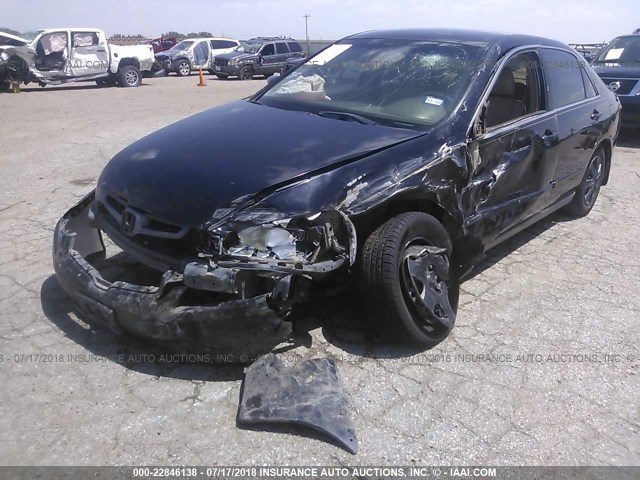 3HGCM56475G704306 - 2005 HONDA ACCORD LX Siyah fotoğraf 6