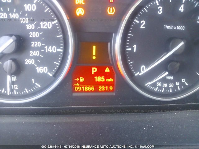 WBAPH5C59BA441261 - 2011 BMW 328 I SULEV WHITE photo 7