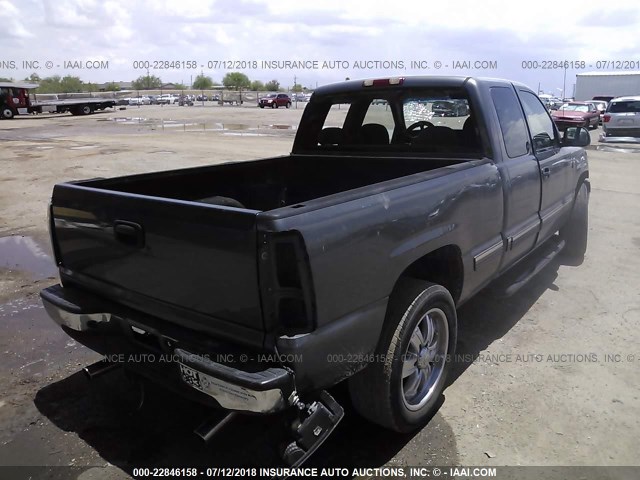 1GCEC19TXYZ177498 - 2000 CHEVROLET SILVERADO C1500 GRAY photo 4