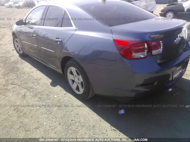 1G11B5SL6FF225265 - 2015 CHEVROLET MALIBU LS ღია ლურჯი ფოტო 3