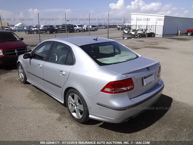 YS3FH41U971014245 - 2007 SAAB 9-3 AERO SILVER photo 3