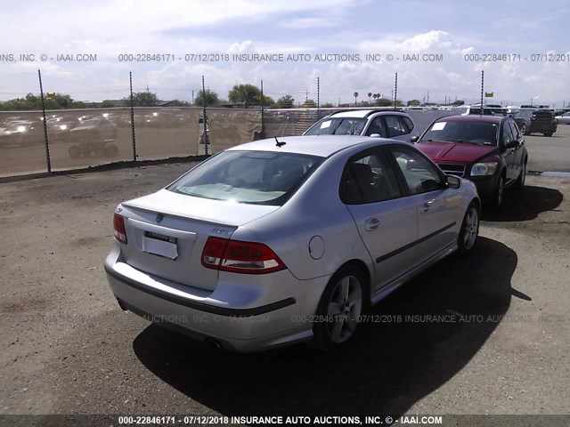 YS3FH41U971014245 - 2007 SAAB 9-3 AERO SILVER photo 4