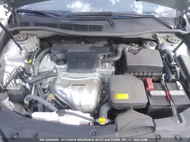 4T1BF1FK8FU066511 - 2015 TOYOTA CAMRY LE/XLE/SE/XSE GRAY photo 10