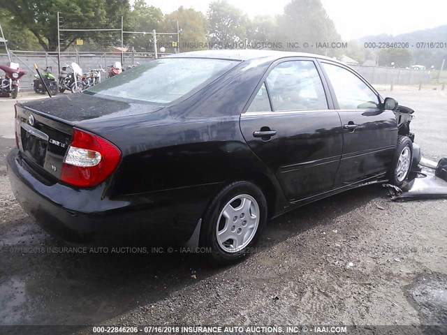 4T1BF32K42U028785 - 2002 TOYOTA CAMRY LE/XLE/SE 黑色 照片 4