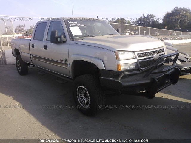 1GCHK23D27F122003 - 2007 CHEVROLET SILVERADO K2500 HEAVY DUTY BROWN photo 1