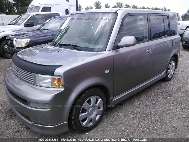 JTLKT324450177177 - 2005 TOYOTA SCION XB Сұр фото 2