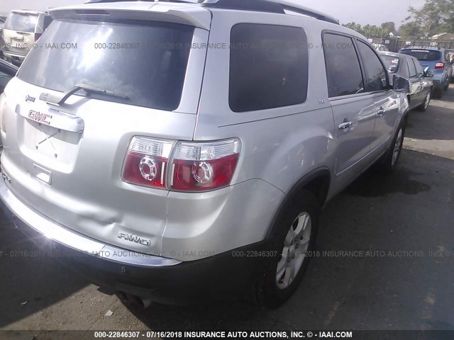 1GKEV23D09J205766 - 2009 GMC ACADIA SLT-1 Сріблястий фото 4