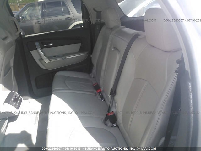 1GKEV23D09J205766 - 2009 GMC ACADIA SLT-1 Сріблястий фото 8