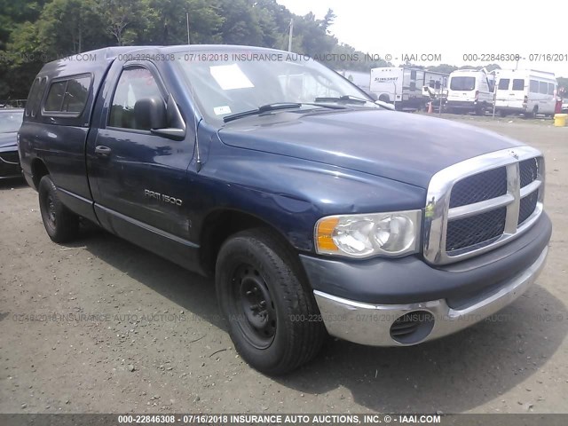 1D7HA16K65J630224 - 2005 DODGE RAM 1500 ST BLUE photo 1