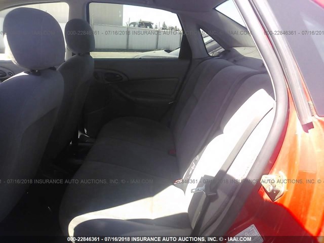 1FAFP34351W123227 - 2001 FORD FOCUS SE/SE SPORT RED photo 8