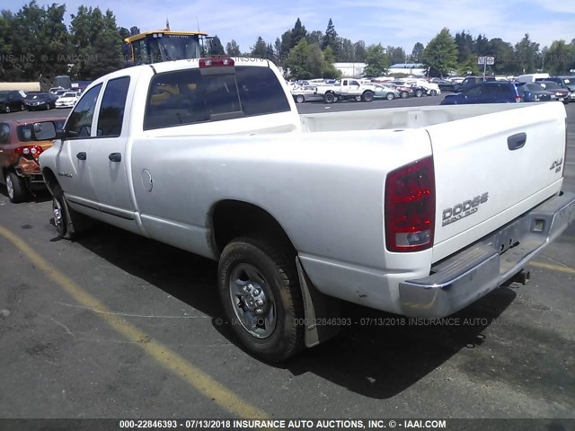 3D7KU28C33G717795 - 2003 DODGE RAM 2500 ST/SLT 白色 照片 3
