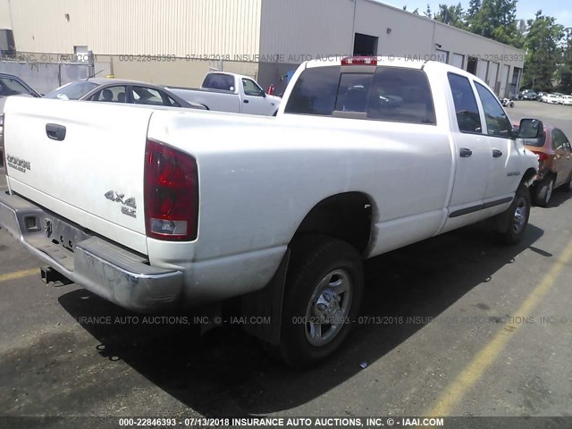 3D7KU28C33G717795 - 2003 DODGE RAM 2500 ST/SLT 白色 照片 4