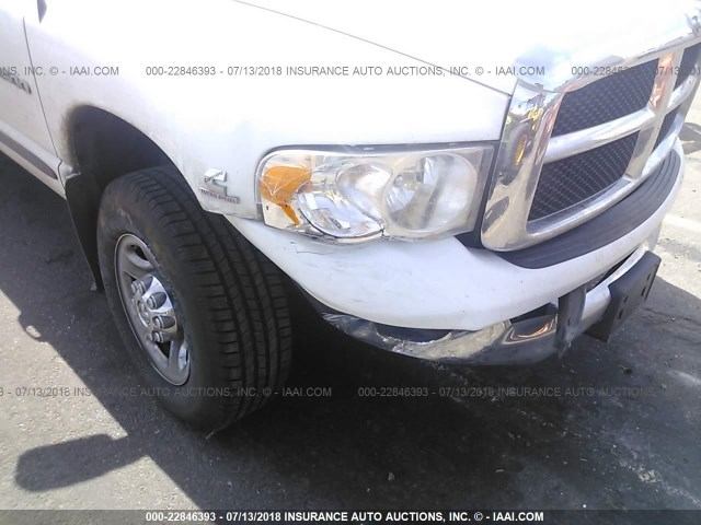 3D7KU28C33G717795 - 2003 DODGE RAM 2500 ST/SLT 白色 照片 6