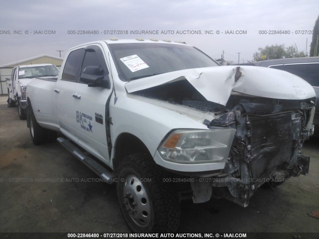 3C63DRHL5CG103779 - 2012 DODGE RAM 3500 SLT WHITE photo 1