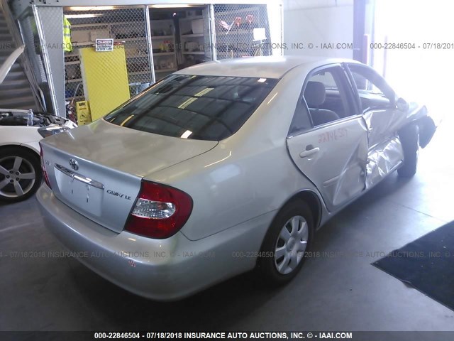 4T1BE32KX3U231880 - 2003 TOYOTA CAMRY LE/XLE/SE 银色 照片 4