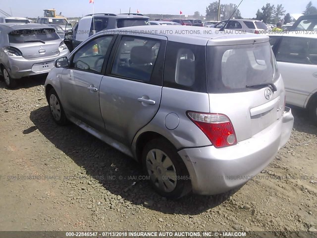JTKKT624560150254 - 2006 TOYOTA SCION XA SILVER photo 3