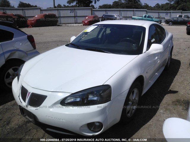 2G2WP552361160727 - 2006 PONTIAC GRAND PRIX WHITE photo 2