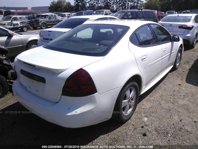 2G2WP552361160727 - 2006 PONTIAC GRAND PRIX WHITE photo 4