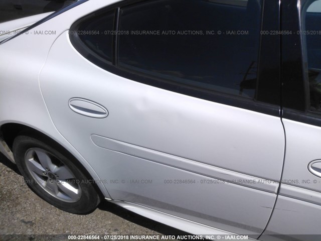 2G2WP552361160727 - 2006 PONTIAC GRAND PRIX WHITE photo 6