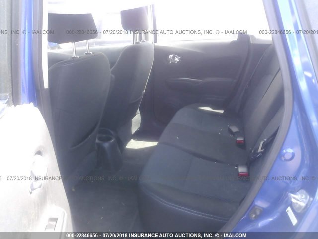 3N1CE2CP4FL351611 - 2015 NISSAN VERSA NOTE S/S PLUS/SV/SL/SR BLUE photo 8