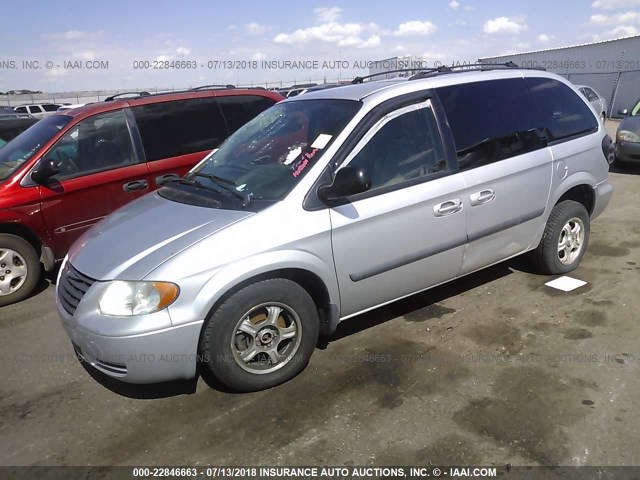 1C4GP45R15B221868 - 2005 CHRYSLER TOWN & COUNTRY  SILVER photo 2