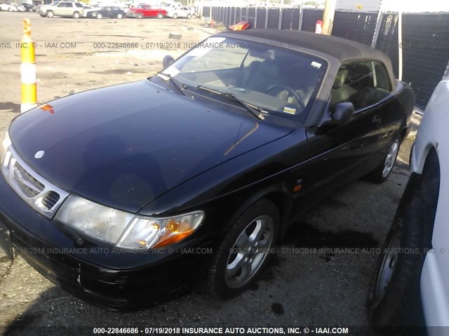 YS3DF78N0X7020347 - 1999 SAAB 9-3 SE BLACK photo 2