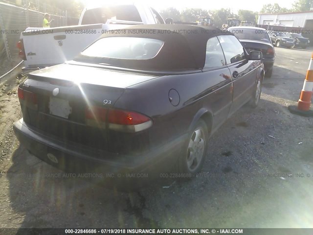 YS3DF78N0X7020347 - 1999 SAAB 9-3 SE BLACK photo 4