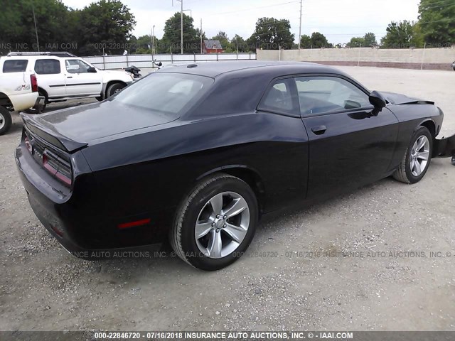 2C3CDZAG1JH242119 - 2018 DODGE CHALLENGER SXT BLACK photo 4