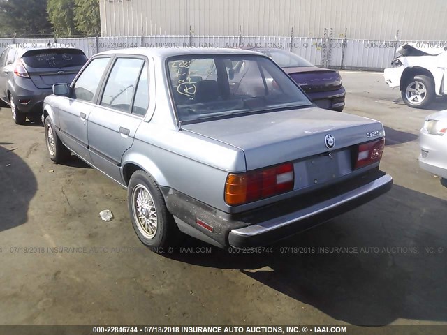 WBAAE6404J8823145 - 1988 BMW 325 AUTOMATIC BLUE photo 3