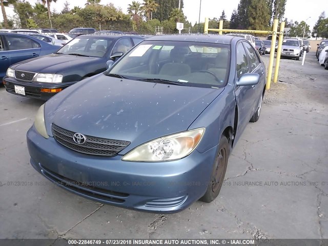 4T1BE32K33U735901 - 2003 TOYOTA CAMRY LE/XLE/SE 蓝色 照片 2