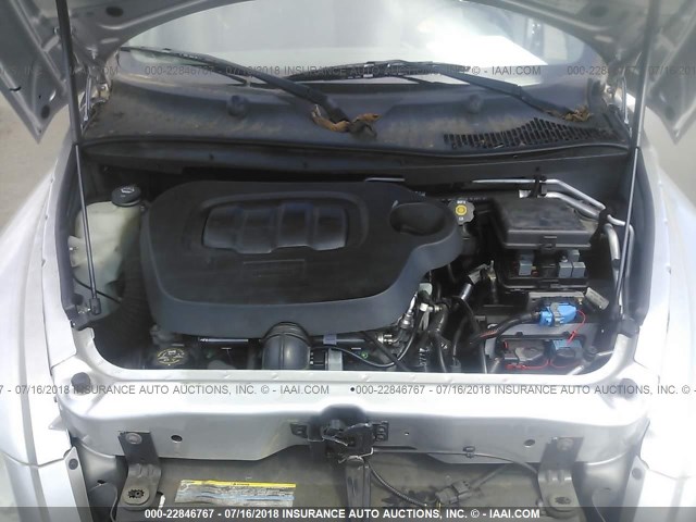 3GNDA13D56S645237 - 2006 CHEVROLET HHR LS ვერცხლისფერი ფოტო 10