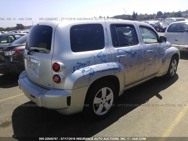 3GNDA13D56S645237 - 2006 CHEVROLET HHR LS ვერცხლისფერი ფოტო 4