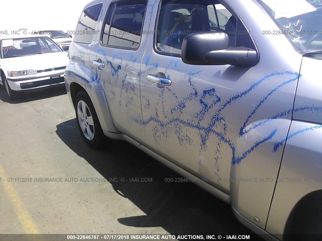 3GNDA13D56S645237 - 2006 CHEVROLET HHR LS ვერცხლისფერი ფოტო 6