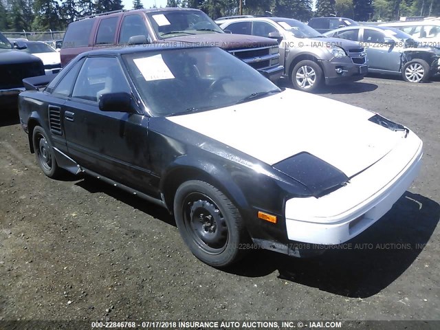 JT2AW15C5J0125520 - 1988 TOYOTA MR2 BLACK photo 1