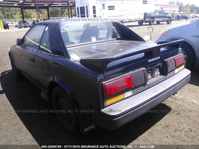 JT2AW15C5J0125520 - 1988 TOYOTA MR2 BLACK photo 3