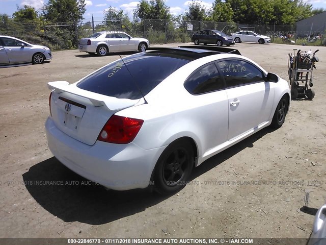 JTKDE167180263907 - 2008 TOYOTA SCION TC 白色 照片 4