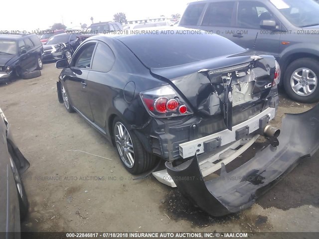 JTKDE167880243105 - 2008 TOYOTA SCION TC BLACK photo 3