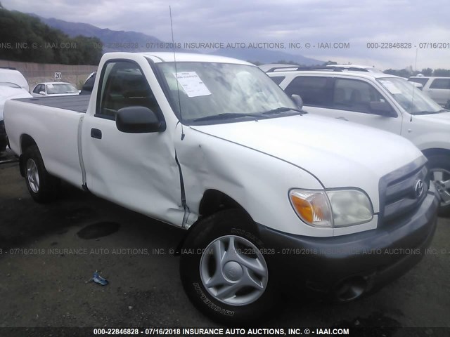 5TBJU32176S475983 - 2006 TOYOTA TUNDRA WHITE photo 1