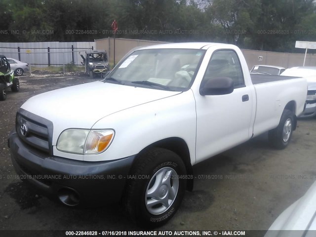 5TBJU32176S475983 - 2006 TOYOTA TUNDRA WHITE photo 2