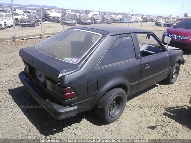 1FABP04H8EW279969 - 1984 FORD ESCORT L BLACK photo 4