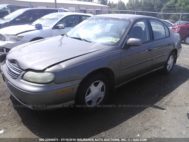1G1NE52J4Y6154402 - 2000 CHEVROLET MALIBU LS ყავისფერი ფოტო 2