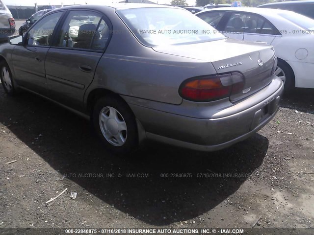 1G1NE52J4Y6154402 - 2000 CHEVROLET MALIBU LS ყავისფერი ფოტო 3