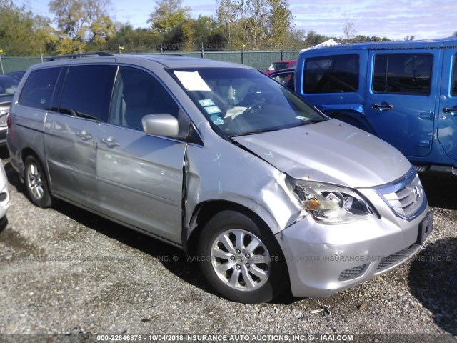 5FNRL387X9B006176 - 2009 HONDA ODYSSEY EXL SILVER photo 1