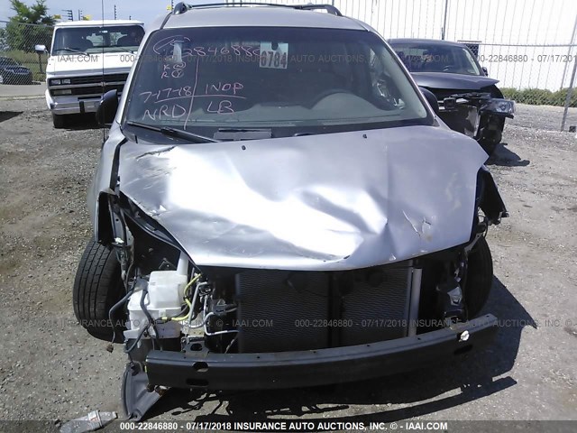 5TDZK23C69S255622 - 2009 TOYOTA SIENNA CE/LE SILVER photo 6