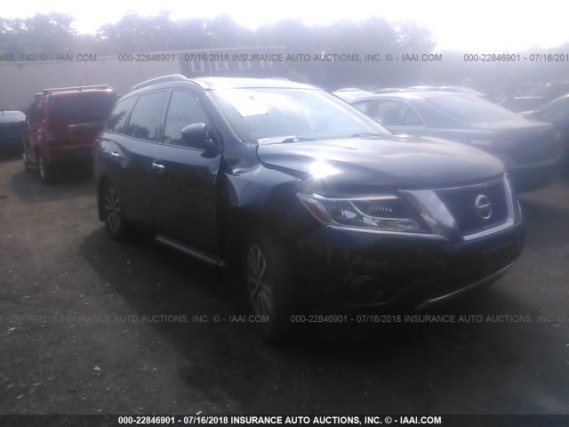 5N1AR2MM9FC649317 - 2015 NISSAN PATHFINDER S/SV/SL/PLATINUM BLACK photo 1