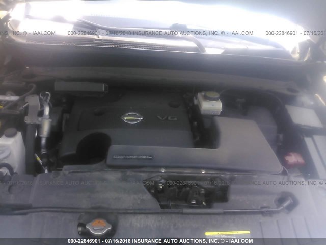 5N1AR2MM9FC649317 - 2015 NISSAN PATHFINDER S/SV/SL/PLATINUM BLACK photo 10