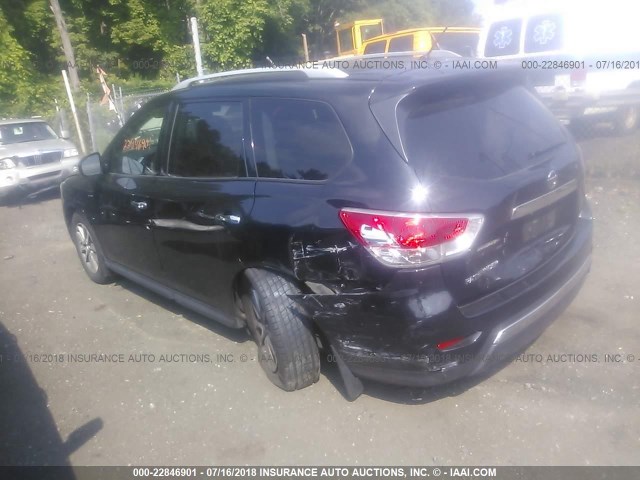 5N1AR2MM9FC649317 - 2015 NISSAN PATHFINDER S/SV/SL/PLATINUM BLACK photo 3