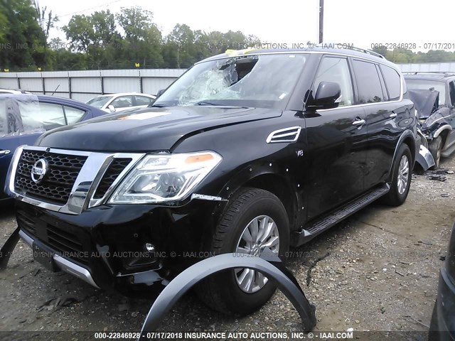 JN8AY2ND8J9052465 - 2018 NISSAN ARMADA SV/SL/PLATINUM BLACK photo 2