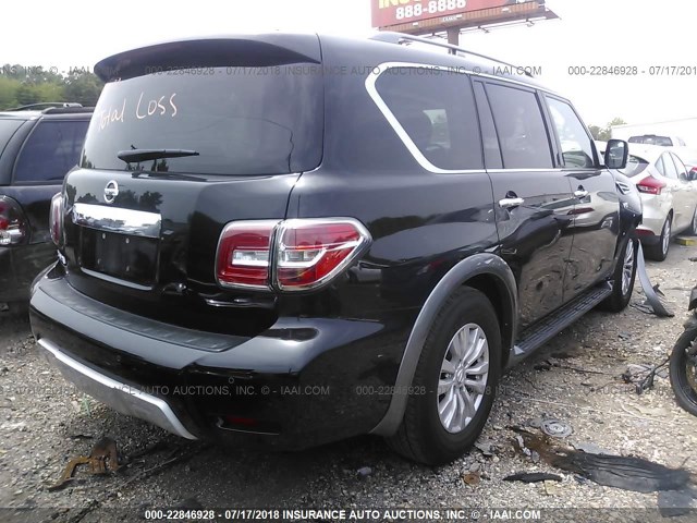 JN8AY2ND8J9052465 - 2018 NISSAN ARMADA SV/SL/PLATINUM BLACK photo 4